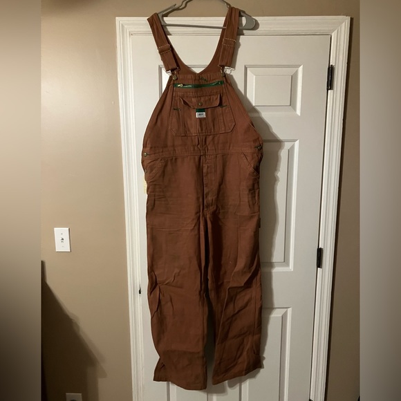 Overalls- Liberty brand. Very good used condition.  Size 38 x 32 - Picture 1 of 5